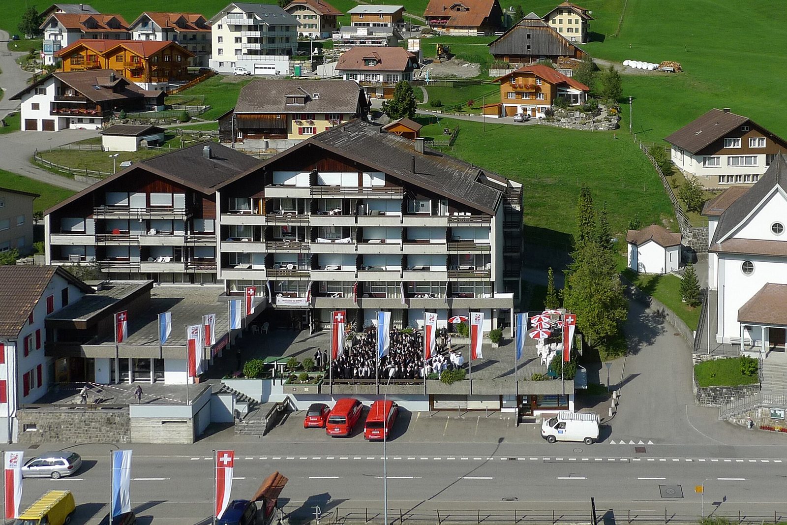 HTMi campus building in Sörenberg, canton of Lucerne