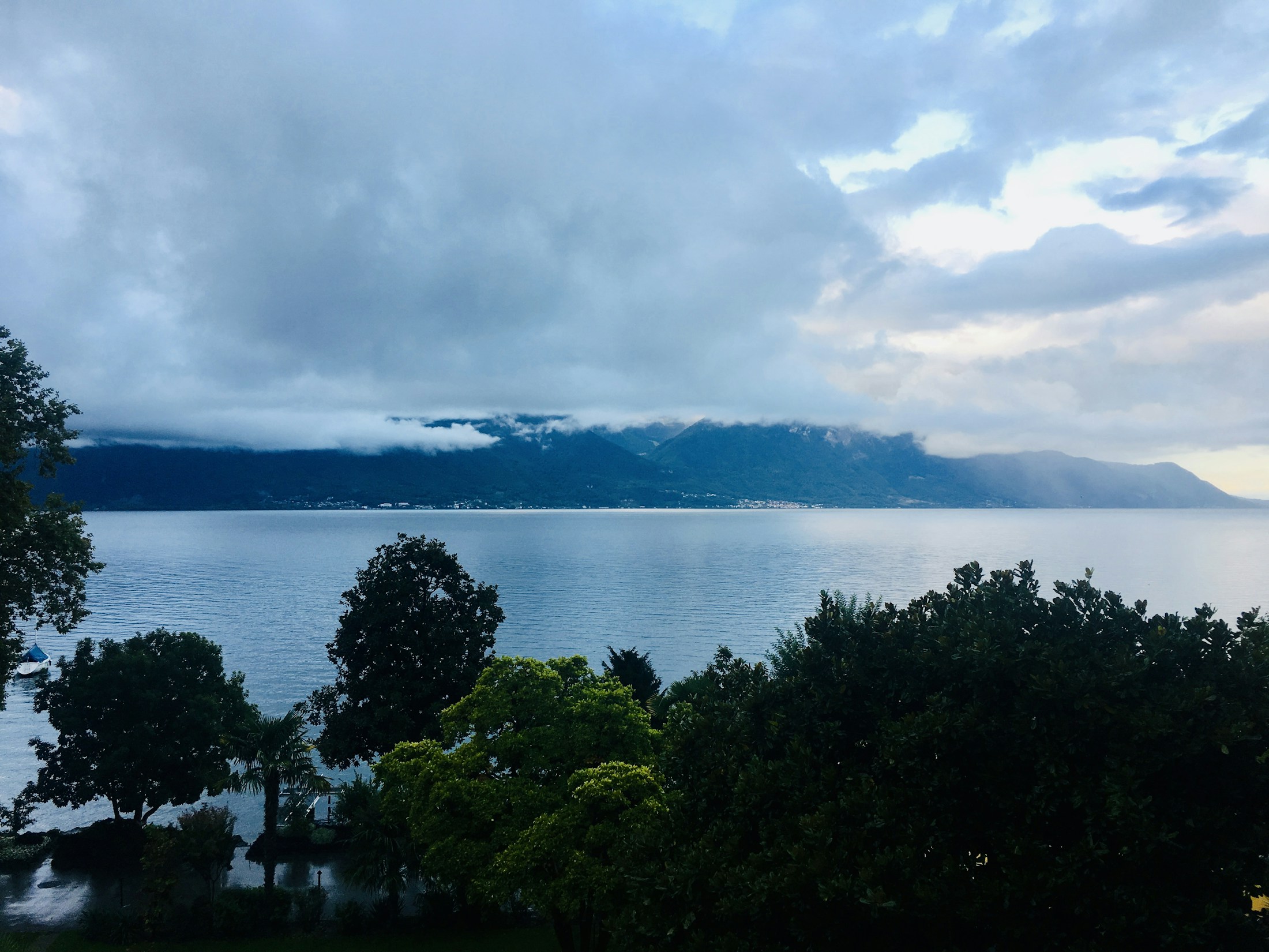 Lake Geneva from Montreux, Switzerland