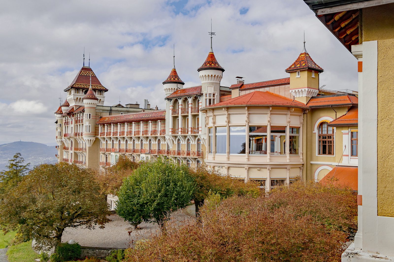 Caux Palace overlooking the Swiss Riviera